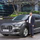 Balbir Singh Dhillon, head of Audi India with the new Audi Q7.